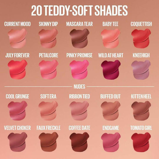Maybelline Super Stay Teddy Tint Червило Мат 95 Буфед Аут 5мл