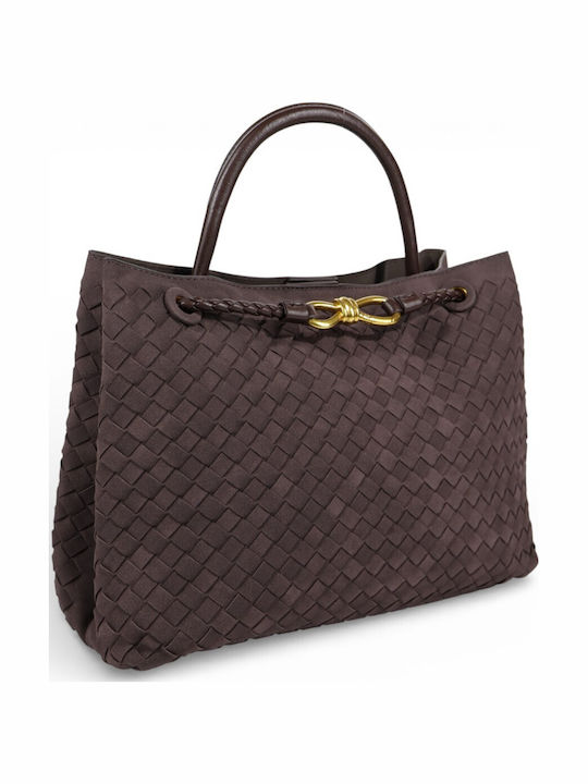 Damentasche Handtasche Schulter Braun