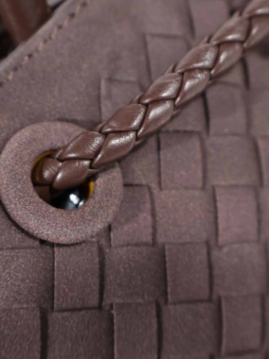 Damentasche Handtasche Schulter Braun