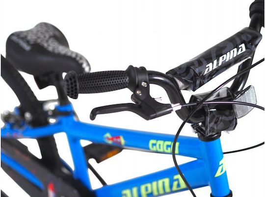 Alpina Gogo 18" Kinder Fahrrad BMX mit Aluminiumrahmen Blau
