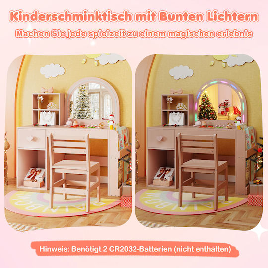 Costway Kinder-Schminktisch