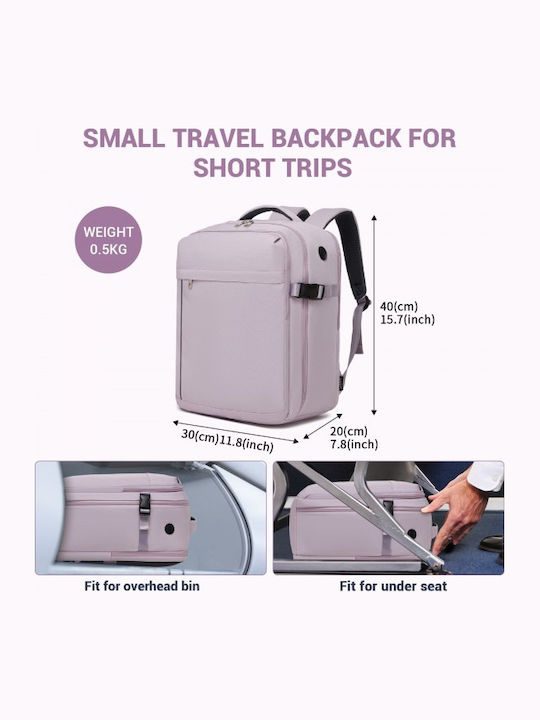 Miss Lulu Tasche Rucksack für Laptop 15.6" in Lila Farbe BPK2524-PE