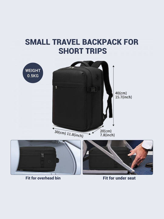 Miss Lulu Backpack Backpack for 15.6" Laptop Black BPK2524-BK