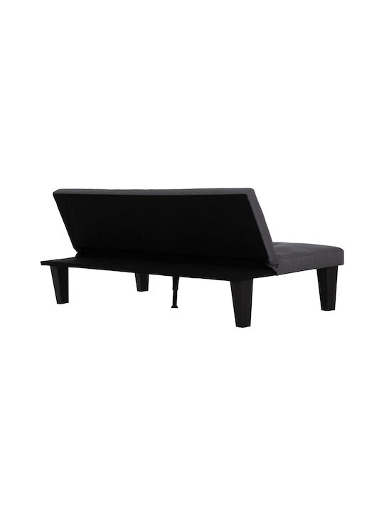 Koro Двуместен Диван Спалня Изкуствена кожа Сив 165x75x64см.