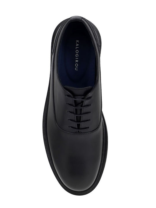 Men's Leather Casual Shoes Black