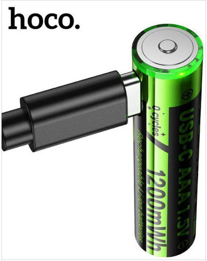 Hoco Επαναφορτιζόμενες Μπαταρίες AAA 1200mAh 1.5V 2τμχ