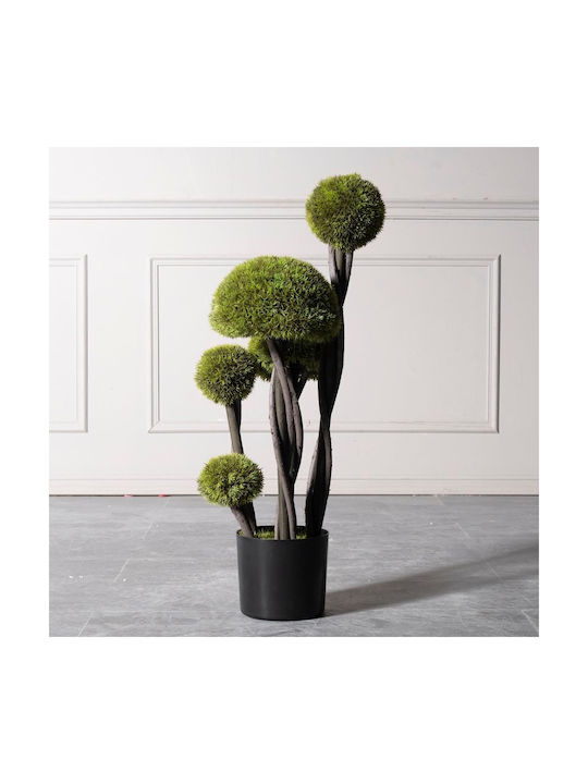 Supergreens Copac Artificial Bonsai Moss ''Ciupercă'' Verde Quintuple 90 Cm
