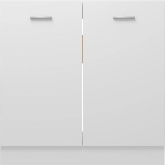 Dulap pentru Chiuvetă Alb 50x46x81.5buc