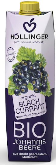 Hollinger Organic Juice Blackcurrant 1000ml 1pcs