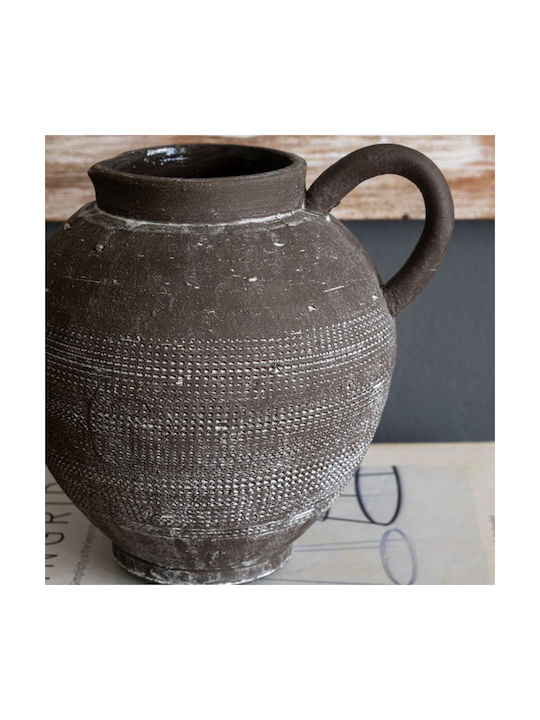 Artekko Decorative Vase Black 19.2x17.2x20.3cm