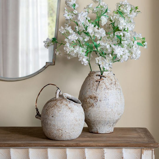 Artekko Decorative Vase White 19x19x24cm
