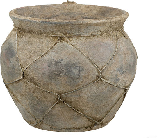 Artekko Διακοσμητικό Βάζο Κεραμικό Καφέ Φ23xΥ26.5cm