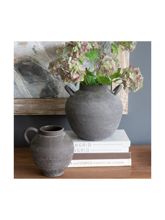 Artekko Decorative Vase Black 24.2x23.5x24.2cm