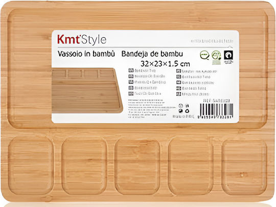 KMT Style Плитка Правоъгълна Дървена Бежова Чиния 23x32см