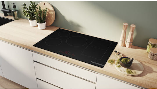 Bosch Serie 6 Smart Induction Cooktop Autonomous with Child Lock Function 80.2x52.2εκ.