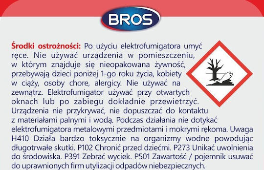 Bros Συσκευή για Ταμπλέτες για Κουνούπια 10τμχ