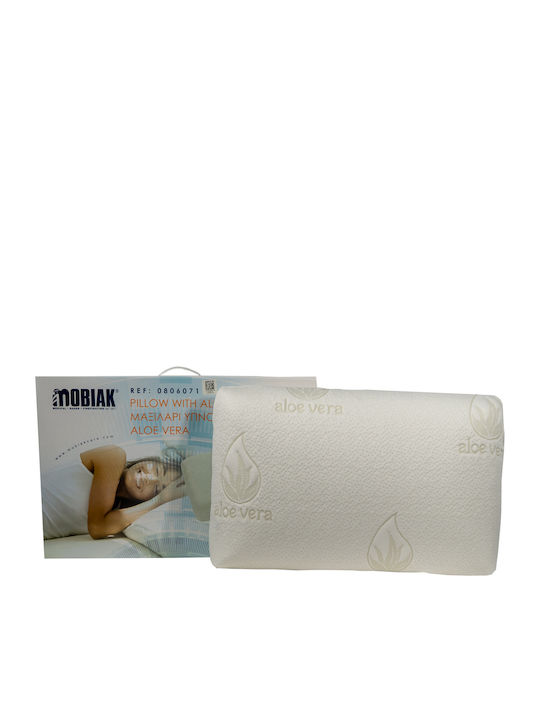 Mobiak Aloe Vera Memory Foam Anatomic Bed Pillow 60x40x12cm