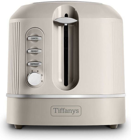 Singer Tiffanys Toaster 2 Slots 850W Ivory