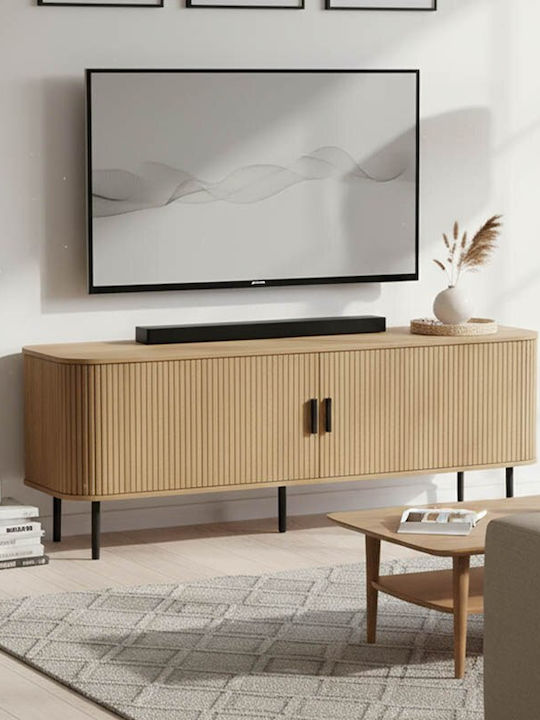 Wooden TV Stand Eventful Beige L150xD45xH57.5cm