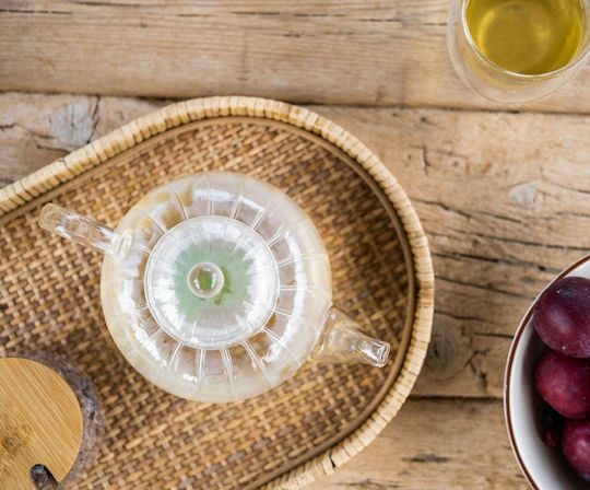 Andrea House Teapot with Filter Glass Transparent 1000ml
