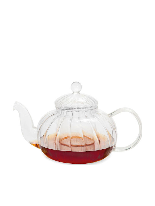 Andrea House Teapot with Filter Glass Transparent 1000ml