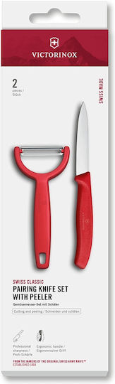 Victorinox Σετ Kochutensilien mit Ständer 2Stück Rot Swiss Classic