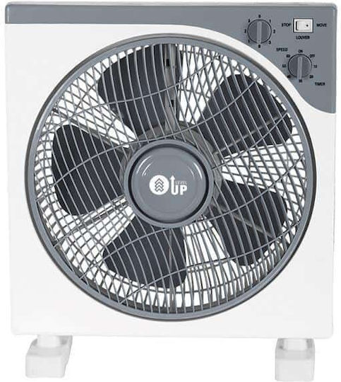 Eurolamp Box Fan 45W Λευκό