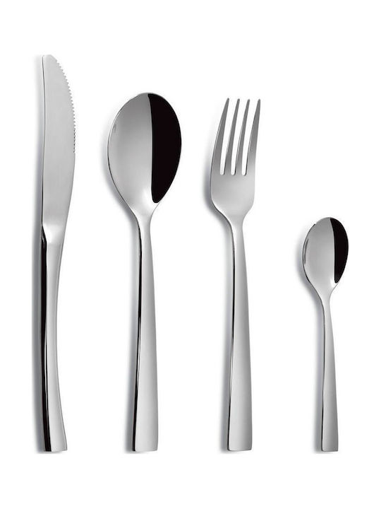 Max Home Set de Linguri Desert / Înghețată Inoxidabile Argintiu 13.5cm 6buc