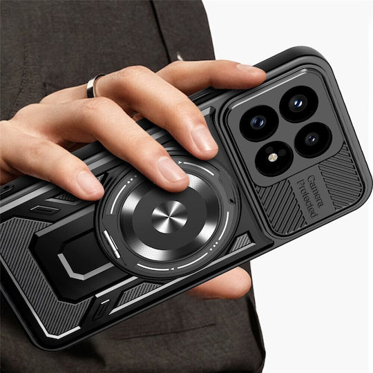 Techsuit Ruggedcam Umschlag Rückseite Silikon Blau (Poco F8 Pro)