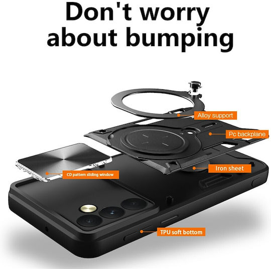 Techsuit CamGuard Pro Back Cover Black Nothing Phone (3a) Lite