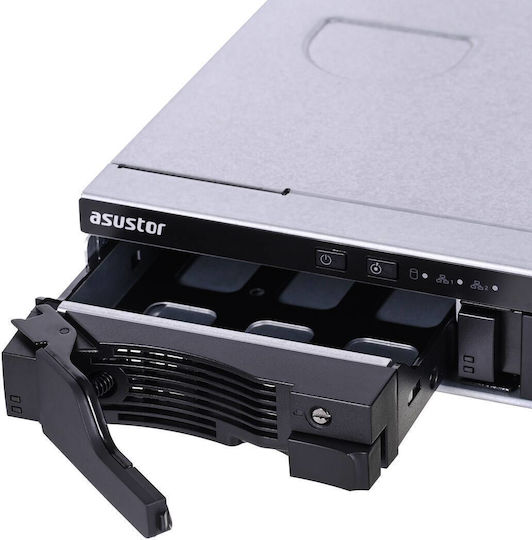Asustor NAS Rack με 4 θέσεις για HDD και 2 θύρες Ethernet (AS6504RS+RAIL)