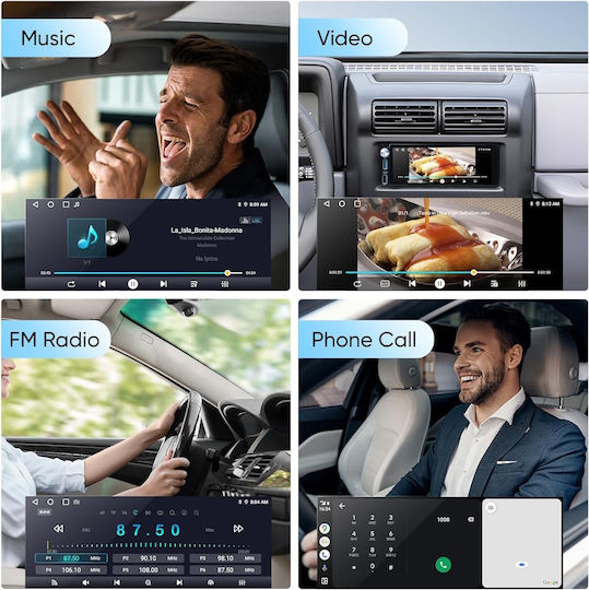 LM Digital Автомобилна Аудио Система 2004+ (Bluetooth/USB/Wi-Fi/GPS/Apple CarPlay/Android Auto)