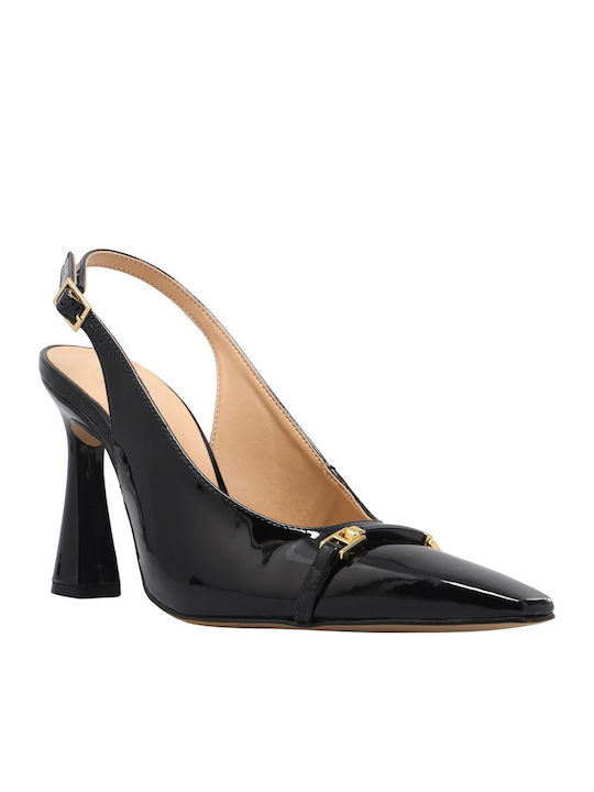 Haralas Patent Leather Black High Heels