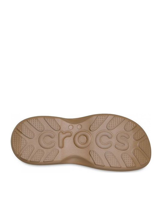 Women's Flat Sandals in Brown Color
