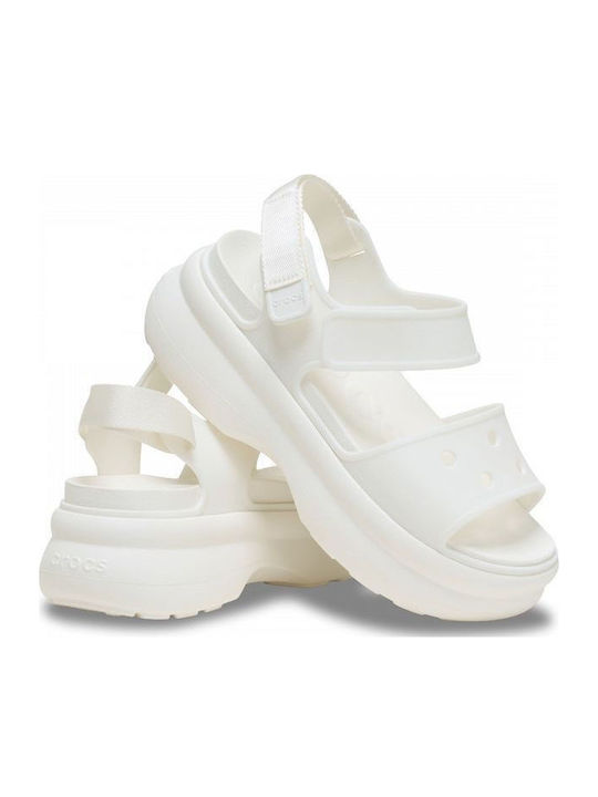 Women's Flat Sandals in White Color