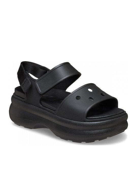 Women's Flat Sandals in Black Color
