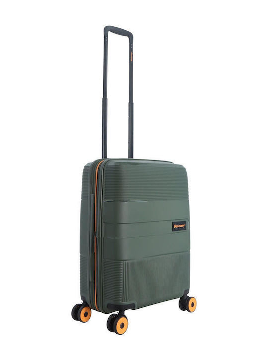 Discovery Cabin Travel Suitcase Hard Khaki with 4 Wheels Height 55cm DL02H0.49.11