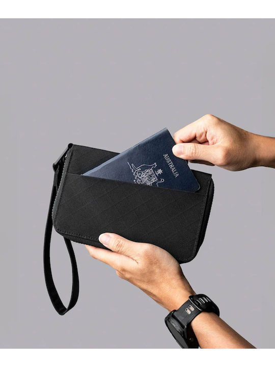 Men's Wallet Travel with RFID Black