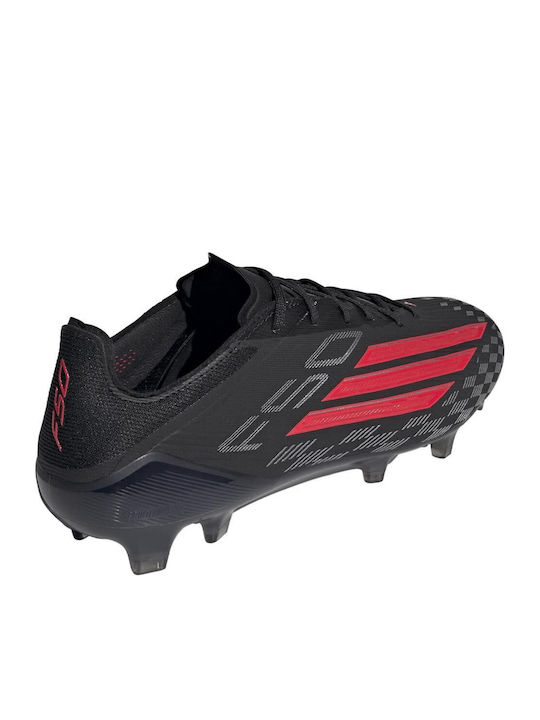 adidas F50 Elite Fußballschuhe mit Stollen Schwarz