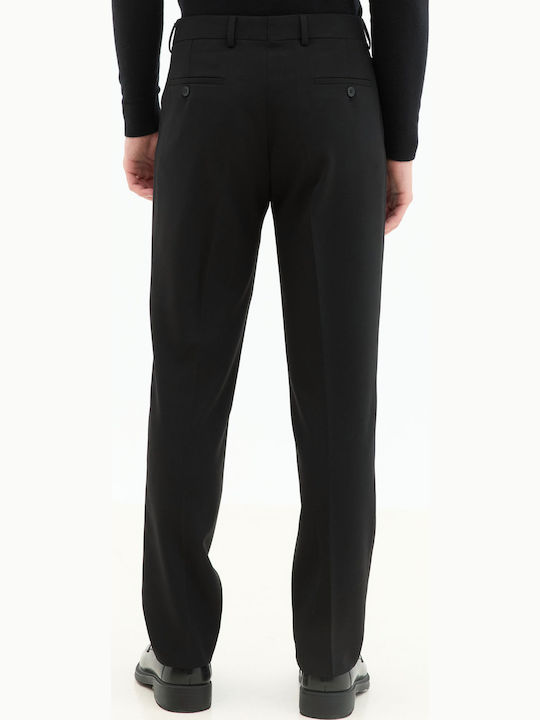 Trousers Elastic in Relaxed Fit Black