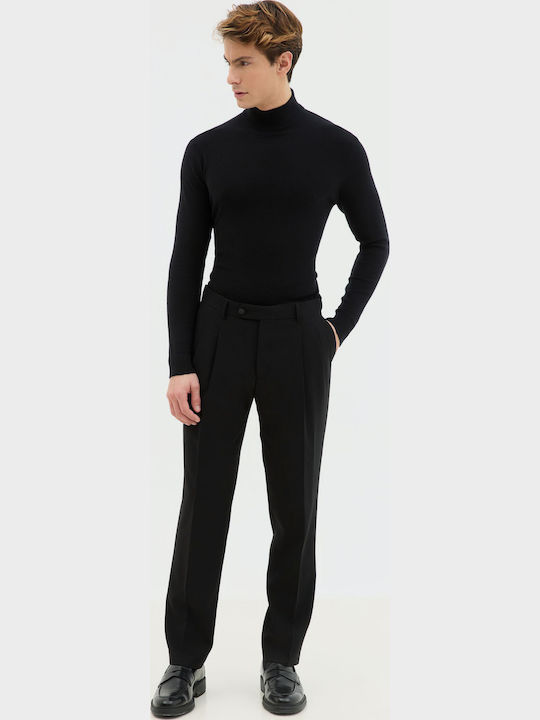 Trousers Elastic in Relaxed Fit Black