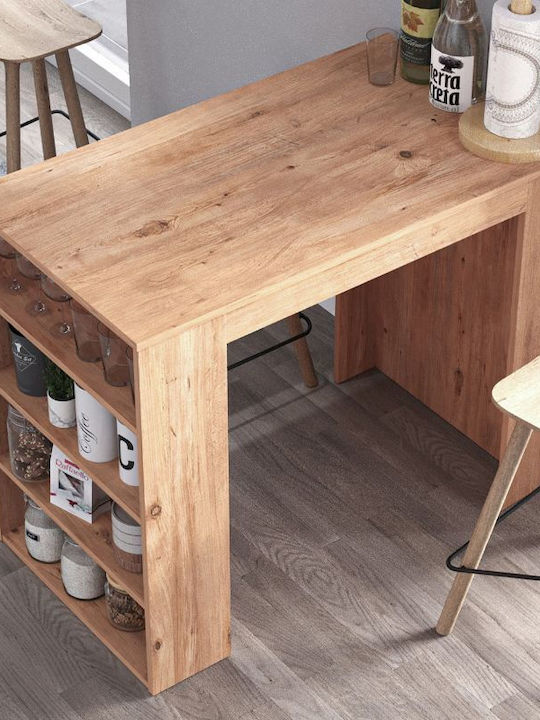 Toska Table Bar Wooden Pine Oak 112.2x64x91.8cm