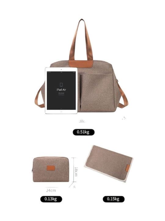 Damentasche Schultertasche Beige