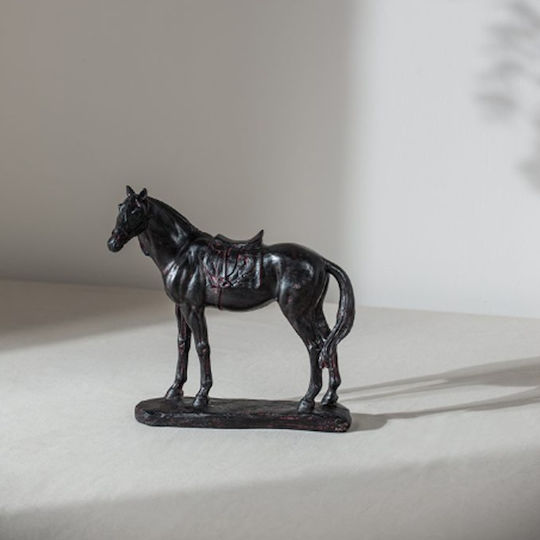 Artekko Διακοσμητικό Άλογο Πολυρητίνης 23.1x10.2x24.1cm