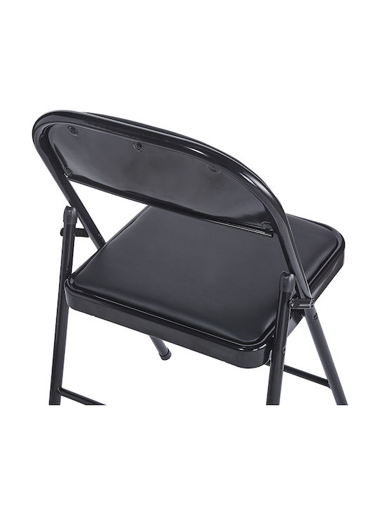 Stuhl Niro in Schwarz Farbe 46x46x79cm 4Stück