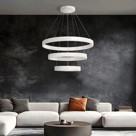 kelvo Venom LED Κρεμαστό Φωτιστικό Λευκό 80x80x80εκ. kelvo Venom LED Κρεμαστό Φωτιστικό Λευκό 80x80x80εκ.