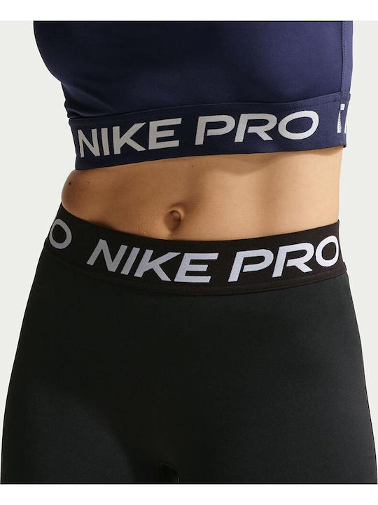 Dri-Fit Mid-rise Training Γυναικείο Ποδηλατικό Κολάν Μαύρο