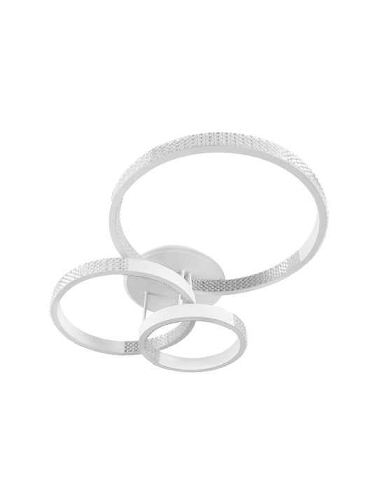 kelvo Ceiling Mount Light 80cm White with Integrated LED