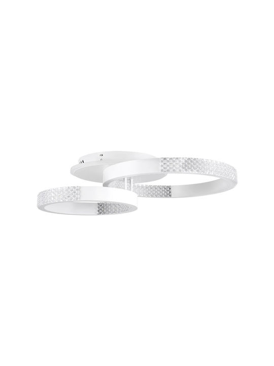 kelvo Ceiling Mount Light 60cm White with Integrated LED