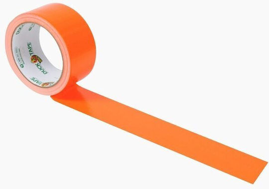 Duck Tape Neon Orange 48 Mm X 13.7 M Strong & Bright Fabric Tape